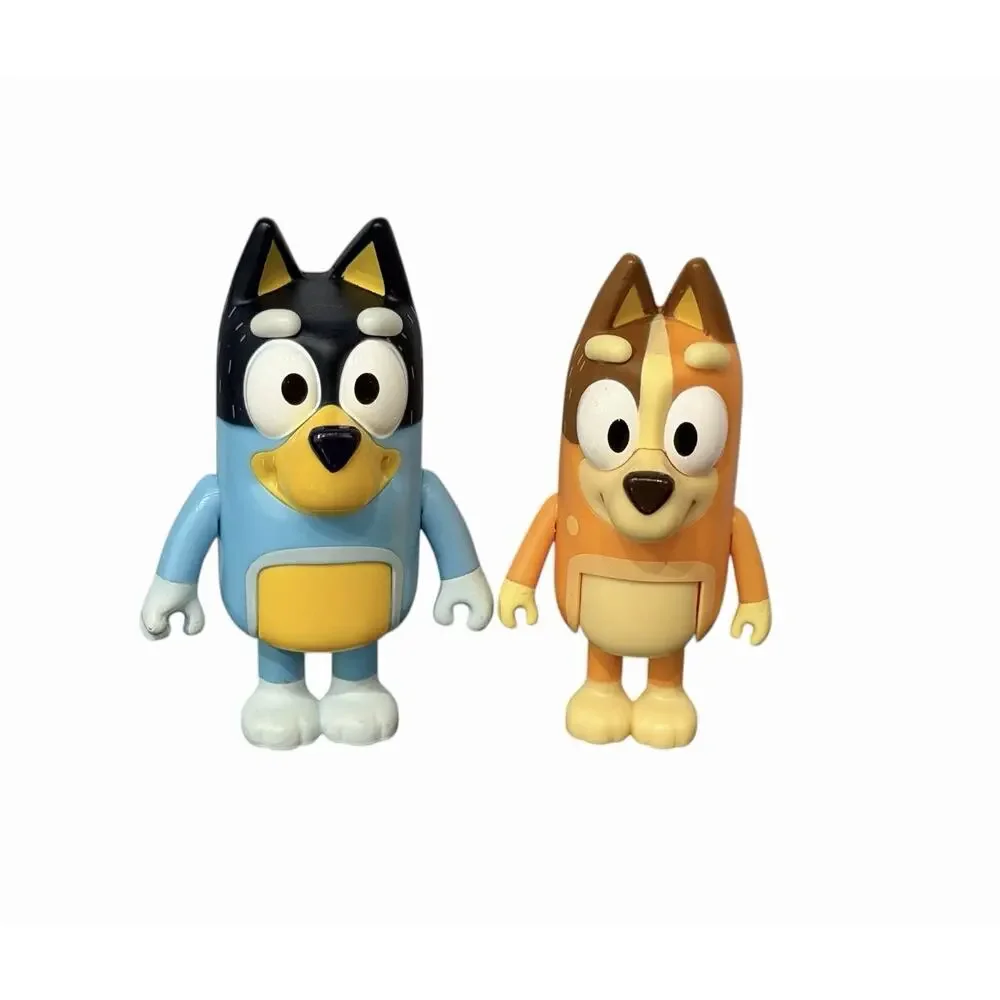 Bluey Toy Figure Lot Disney Jr. 2.5”-3.5” Bandit, Chilli, Muffin, Bluey & Rusty